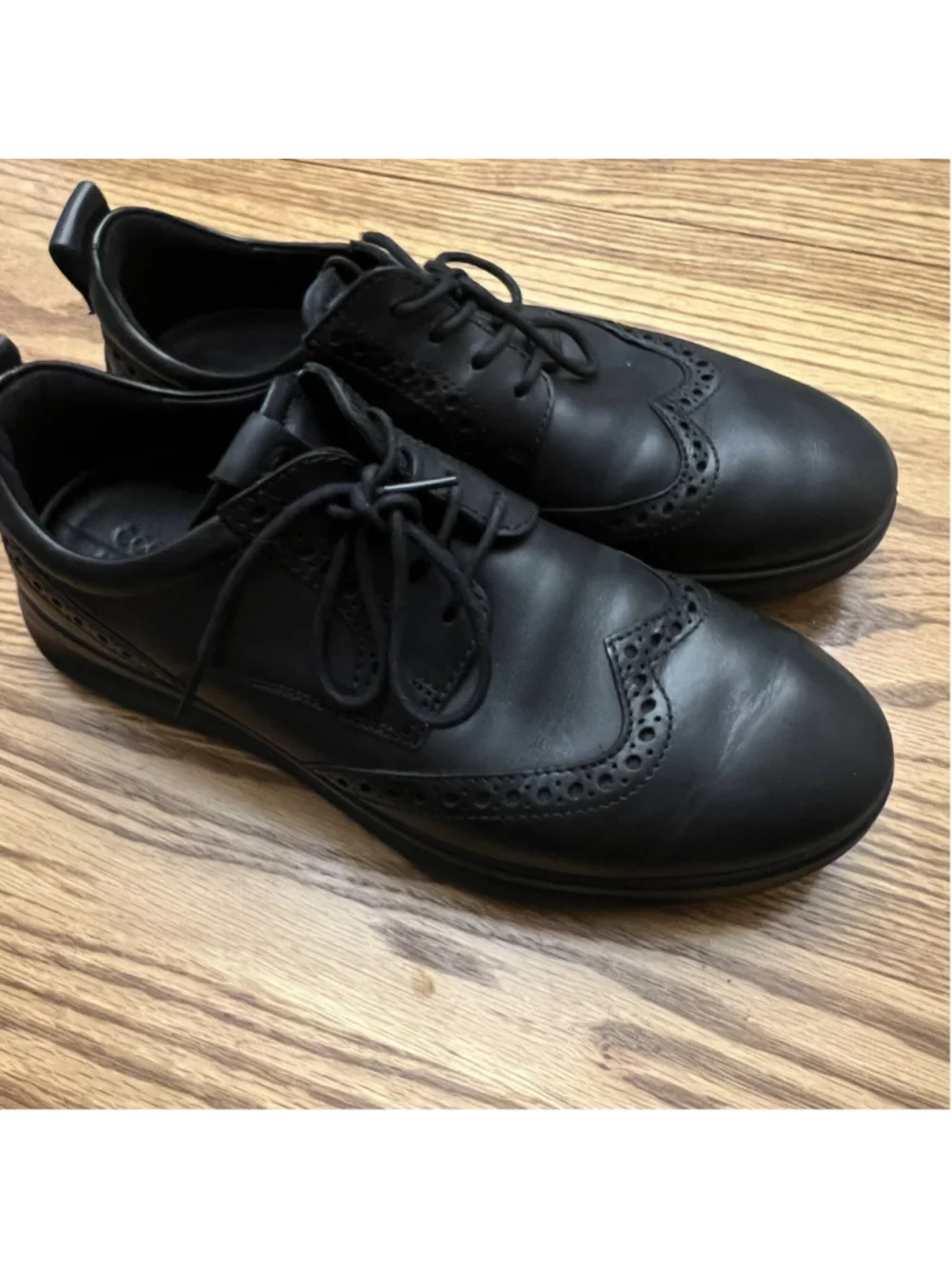 ECCO Vitrus Wing Tip Tie Oxford Men's Dress Shoes Leather Euro 41 US 7